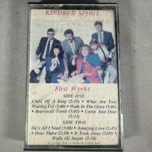 Kindred Spirit First Works Cassette Album Gospel 1986 Hills & Dales Music Stereo